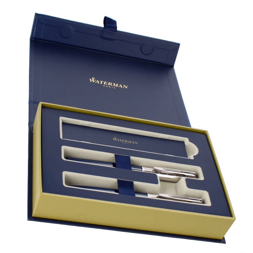 ZESTAW PIÓRO DŁUGOPIS ALLURE DELUXE BLUE WATERMAN ET/WAT/BLU WATERMAN ZESTAW PIÓRO DŁUGOPIS ALLURE DELUXE BLUE WATERMAN ET/WAT/BLU WATERMAN