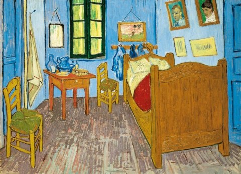 PUZZLE 1000 ELEMENTÓW MUSEUM CHAMBRE VAN GOGH CLEMENTONI 39616 CLEMENTONI