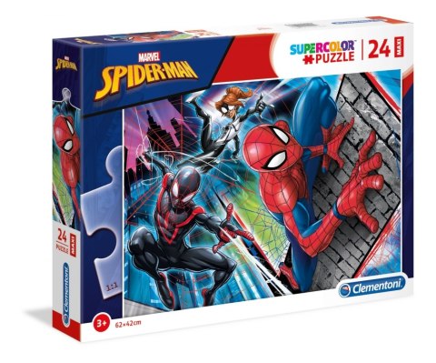 PUZZLE 24 ELEMENTY MAXI SPIDERMAN CLEMENTONI 24497 CLEMENTONI