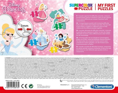 PUZZLE MOJE PIERWSZE 44 ELEMENTY PRINCESS CLEMENTONI 20812 CLEMENTONI