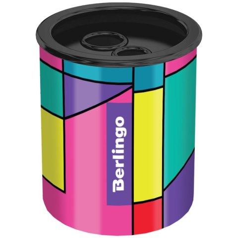 TEMPERÓWKA METALOWA BERLINGO "COLOR BLOCK", 2 OTWORY, Z POJEMNIKIEM CDC