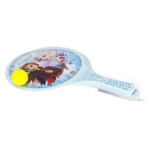 RAKIETKI PLAŻOWE PIŁKA 38CM FROZEN SIATKA BRIMAREX 15026 BRX BRIMAREX