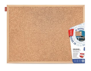 TABLICA KORKOWA DREWNIANA 100X50 CM AMEX MTC100050 MEMOBOARDS