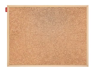 TABLICA KORKOWA DREWNIANA 100X80CM MEMOBOARDS MTC100080 MEMOBOARDS