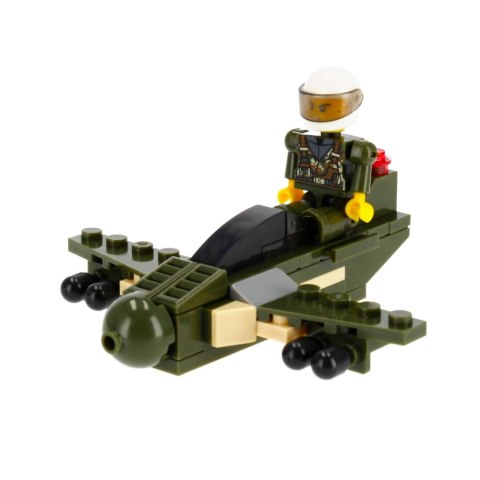 KLOCKI KONSTRUKCYJNE 63-64 ELEMENTY MILITARIA ALLEBLOX 477374 ALLEBLOX