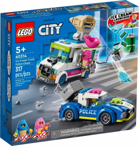 KLOCKI KONSTRUKCYJNE CITY POLICJA POŚCIG LEGO 60314 LEGO