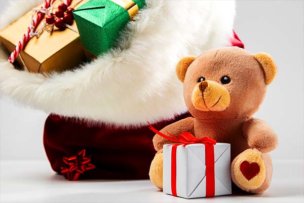 Milusińskie paczki świąteczne dla dzieci - pluszaki, maskotki, przytulanki