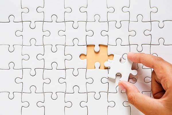 Ułożenie puzzli 